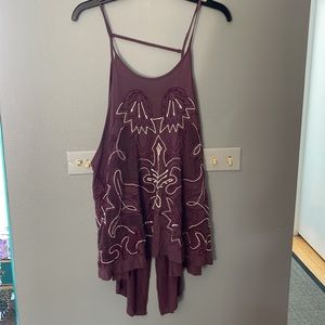 Free People Purple Tank Top